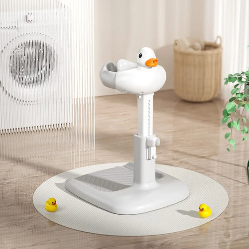 Portable Non-slip Duck Shaped Baby Racks Shower Helper Handle
