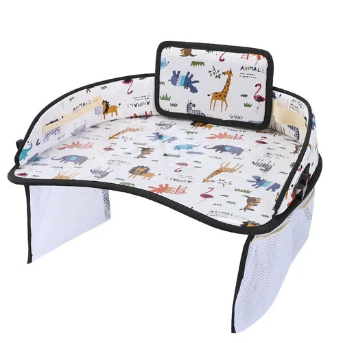 Kids Travel Car Seat Activity and Play Tray Organizer