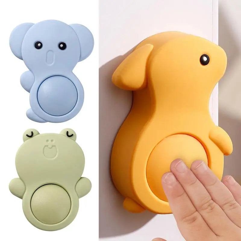 Baby Safety Door Finger Pinch Cartoon Animal Security Door