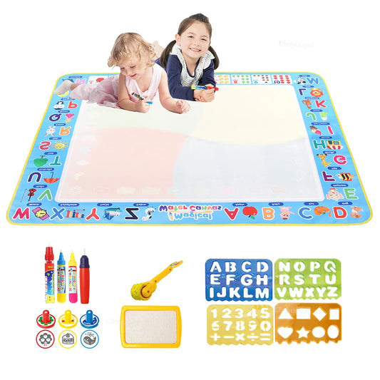 100x80CM Water Drawing Mat with Reusable Pens, Drawing