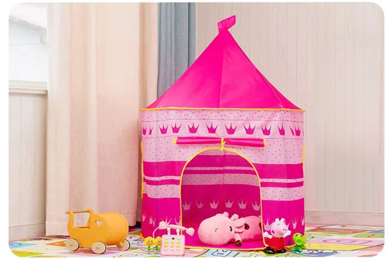 135CM Portable Kids Tent Toys Folding Tents Baby Play House Boys Girls