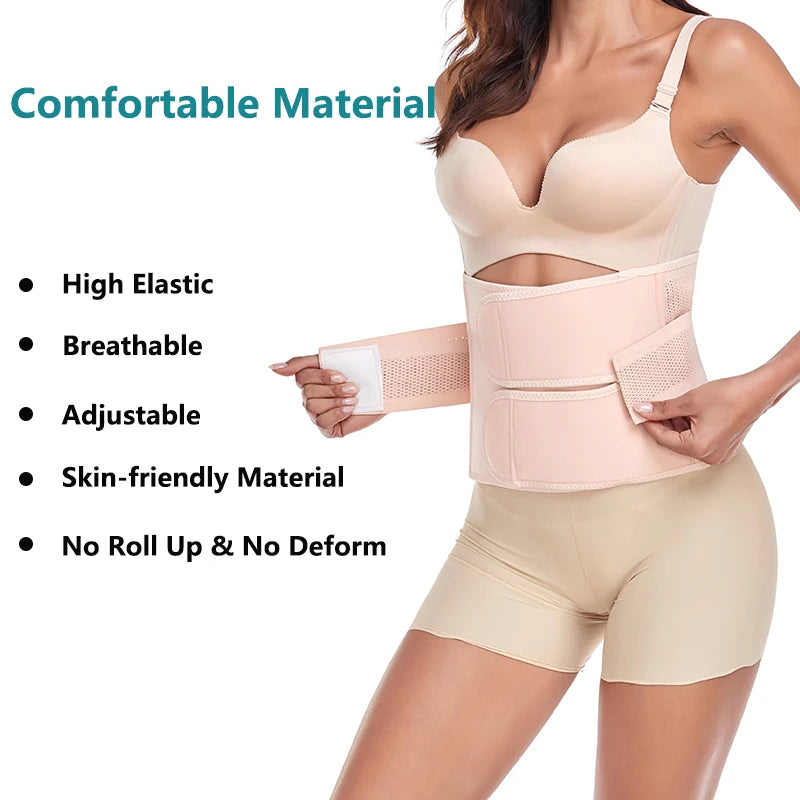 Postpartum Girdle C-Section Recovery Belt Back Support Belly Wrap