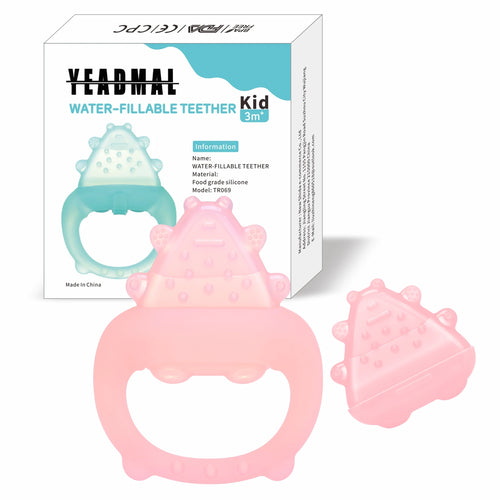 Freezable Baby Silicone Teething Toys – Cooling Relief for Babies 0-12