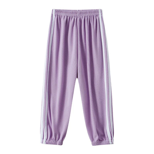1/3 Pieces Children's Summer Solid Color Girls Basic Sports Pants