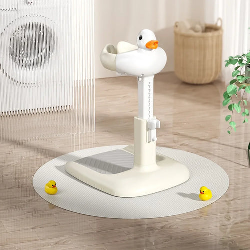 Portable Non-slip Duck Shaped Baby Racks Shower Helper Handle