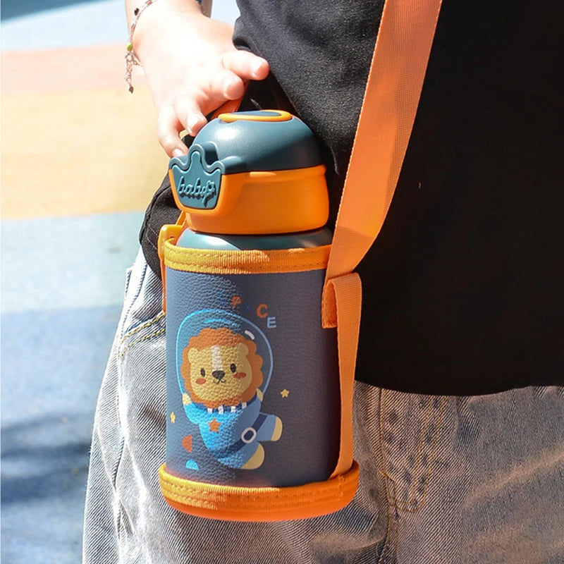 500ml Thermos Bottle Cute Children's Thermal Water Bottle