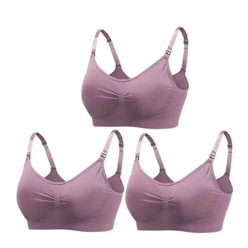3PC/lot Breastfeeding Maternity Nursing Cotton Bras