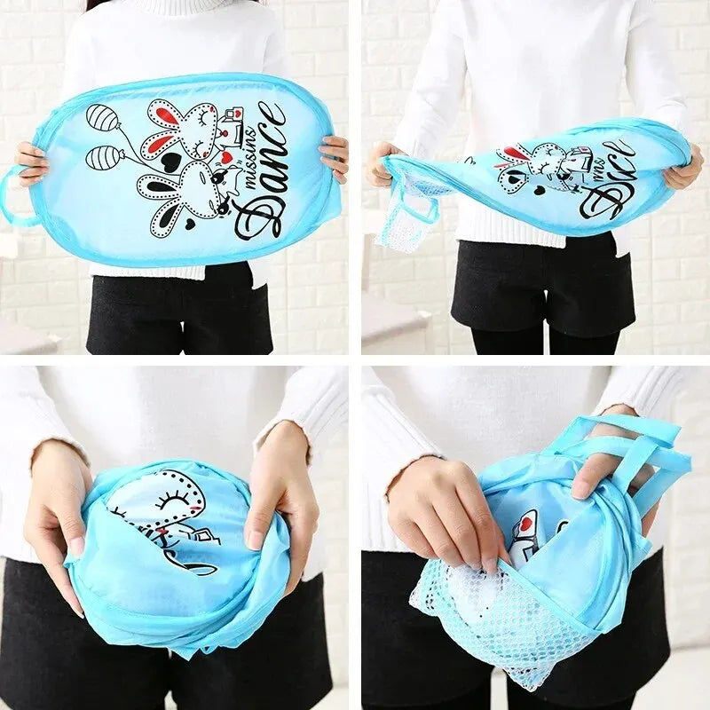 Dirty Clothes Folding Basket Household Children's Toy Storage (Random)