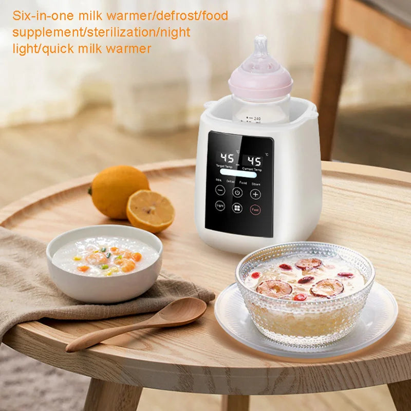 Electric Multifunctional Milk Bottle Warmer 200W One-Click Operation