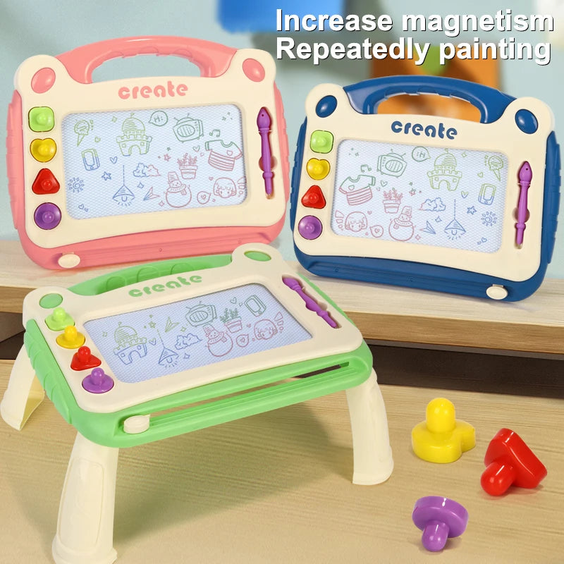 Children's Magnetic Drawing Board Color Puzzle Writing Board