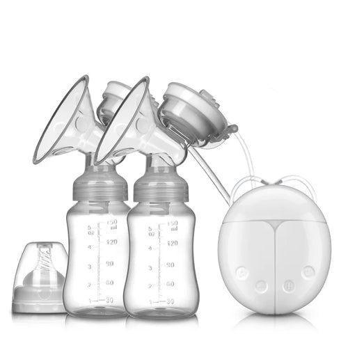 Double Electric Breast Pumps Powerful Nipple Suction USB