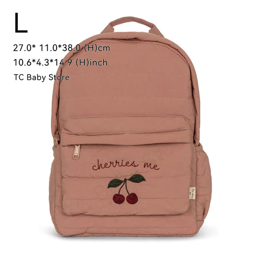 Solid Color with Design Backpack Parent-Child