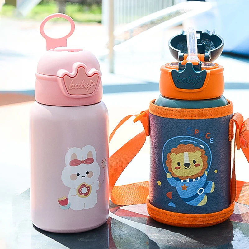 500ml Thermos Bottle Cute Children's Thermal Water Bottle