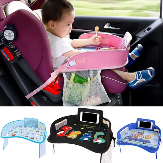 Kids Travel Car Seat Activity and Play Tray Organizer