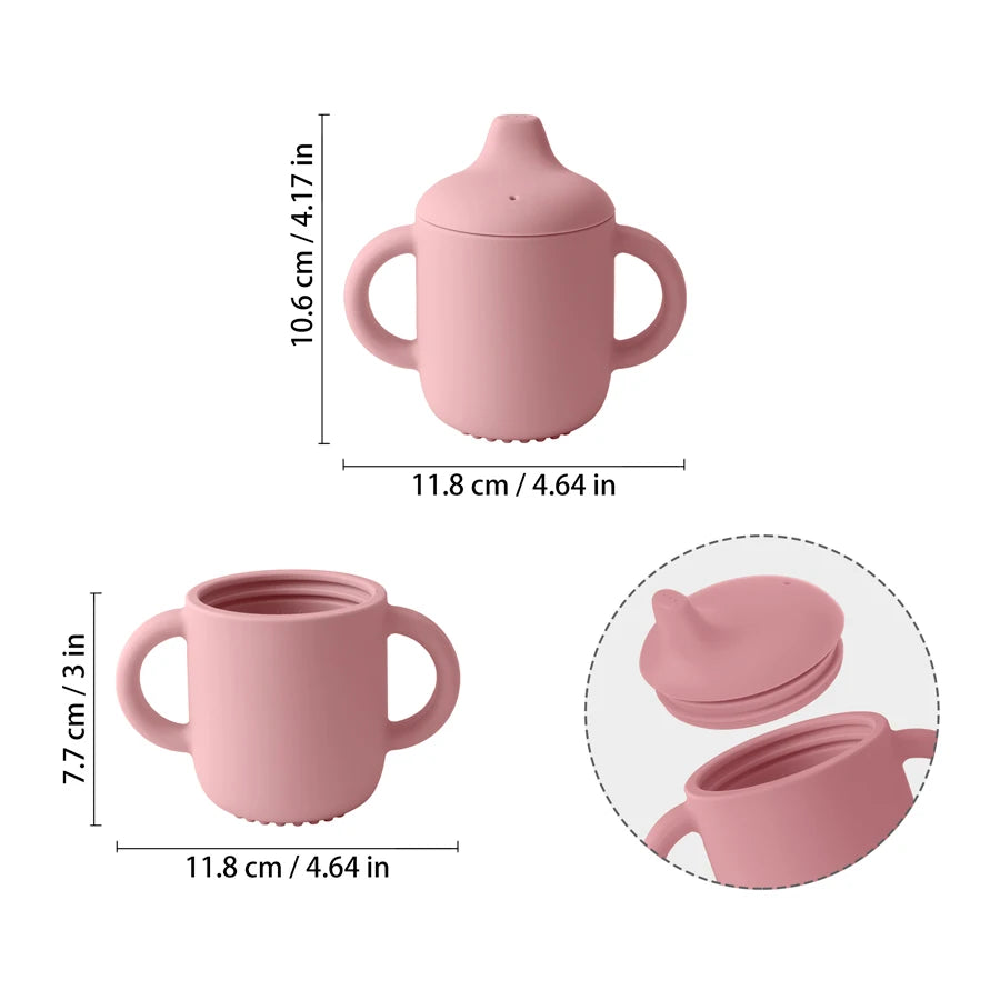 Silicone Baby Starter Cup With Double Handle