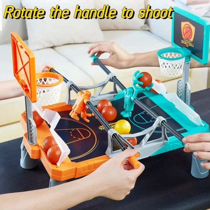 Mini Catapult Fingertip Basketball Toys Portable Party Goal Game