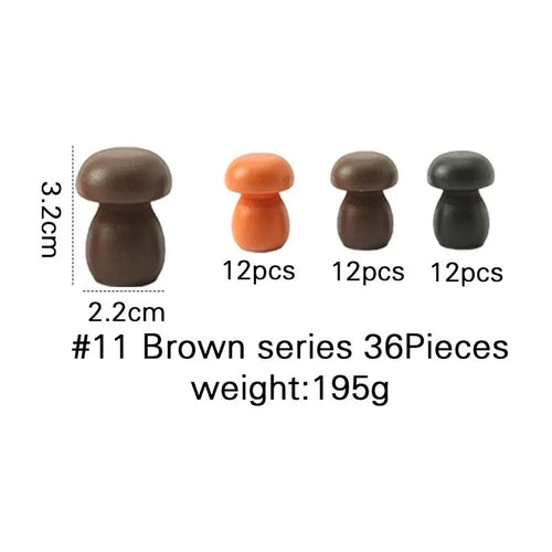 Rainbow Wooden Montessori Creative Loose Parts Toys