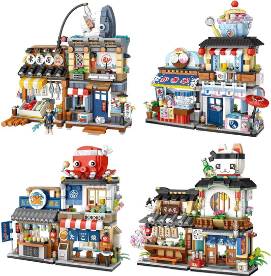 Loz Architecture Street Shop Izakaya Moc Building Blocks Store