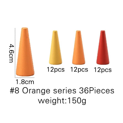 Rainbow Wooden Montessori Creative Loose Parts Toys