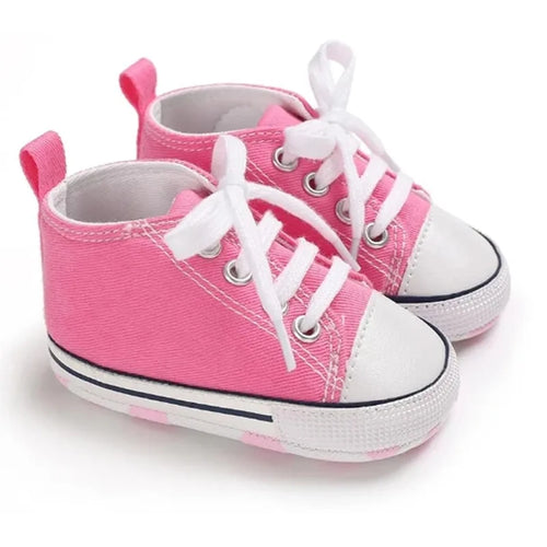 Boys Girls Classic Canvas Casual Sneakers Newborn First