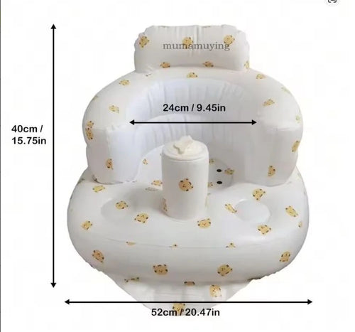 Baby Inflatable Puff Portable Chairs PVC