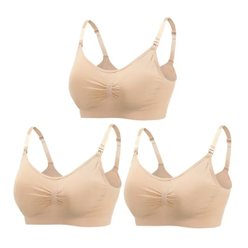 3PC/lot Breastfeeding Maternity Nursing Cotton Bras