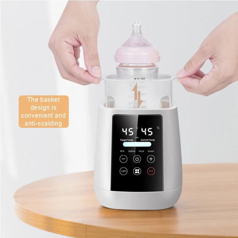 Electric Multifunctional Milk Bottle Warmer 200W One-Click Operation