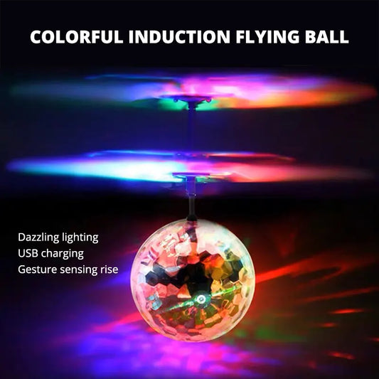 LED Light Suspension Crystal Ball Infrared Induction RC Gesture