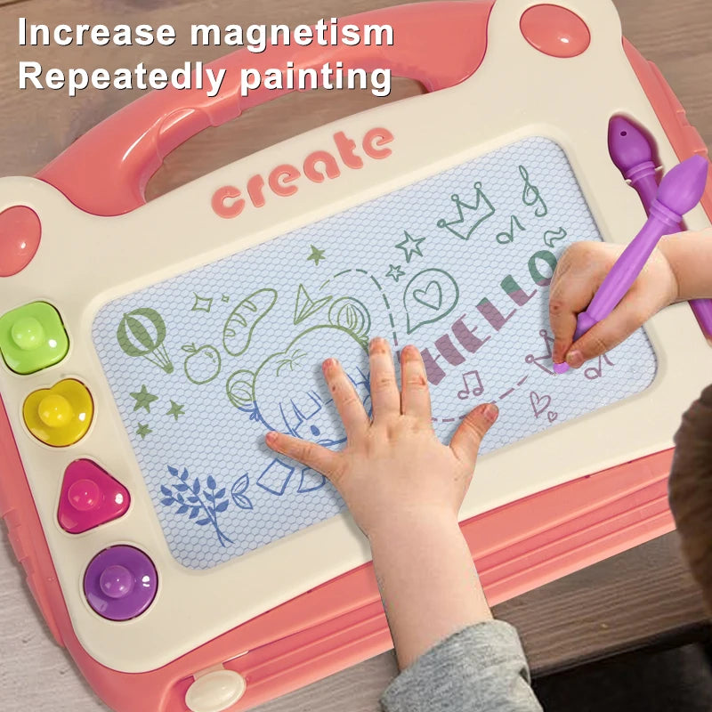 Children's Magnetic Drawing Board Color Puzzle Writing Board