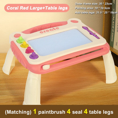 Children's Magnetic Drawing Board Color Puzzle Writing Board