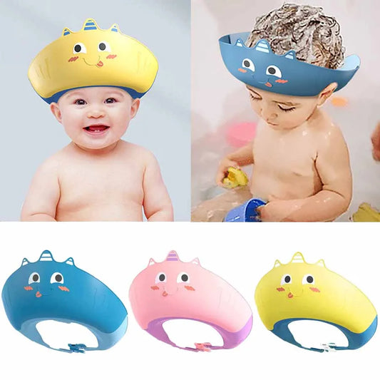 Children Shower Shampoos Soft Adjustable Waterproof Wash Hair Hat
