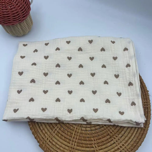 Cotton Swaddle Blanket Baby Floral Print