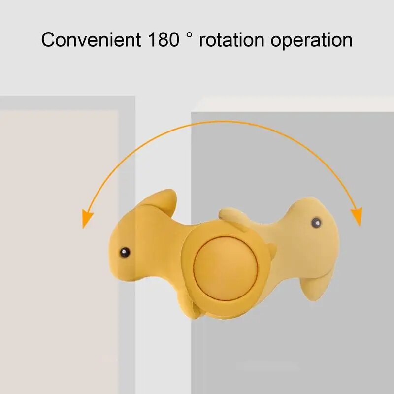 Baby Safety Door Finger Pinch Cartoon Animal Security Door