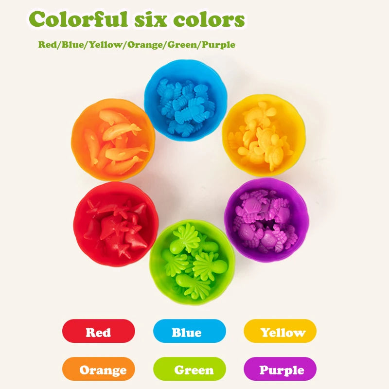 Colorful Animal Series Children's Early Education Toys