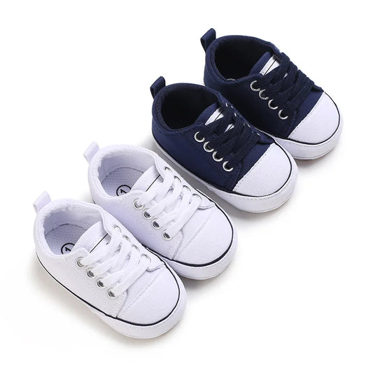 Baby Boys Girls Canvas Shoes Non-slip Rubber