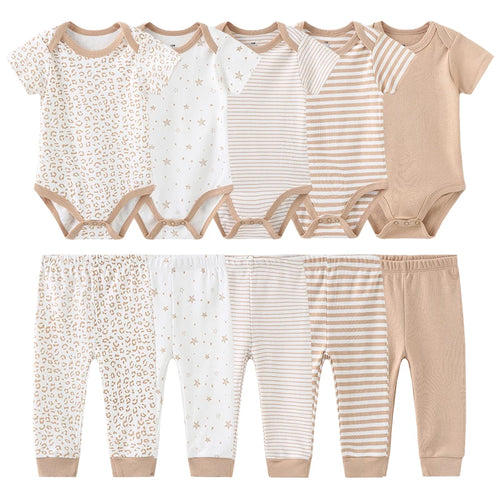 10 Pcs/Lot Four Seasons Fashion Unisex Baby Boy Girl