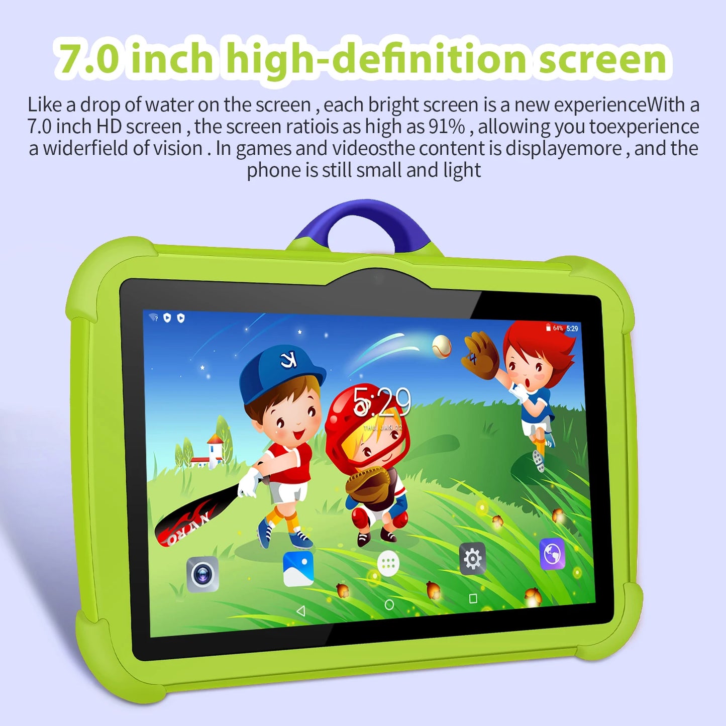 5G WiFi 7 Inch Tablet For Children Learning Education