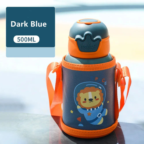 500ml Thermos Bottle Cute Children's Thermal Water Bottle