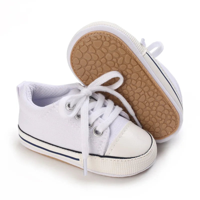Baby Boys Girls Canvas Shoes Non-slip Rubber