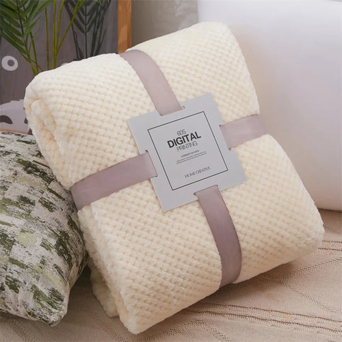 Baby Soft Fleece Thick Quilt Swaddle Blanket
