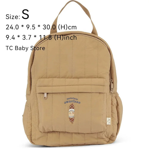 Solid Color with Design Backpack Parent-Child