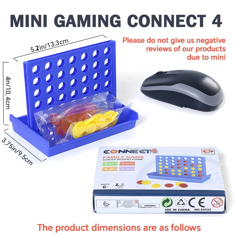 Four In A Row Bingo Chess Connect Classic Family Board Game Toys Fun