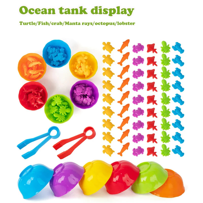 Colorful Animal Series Children's Early Education Toys