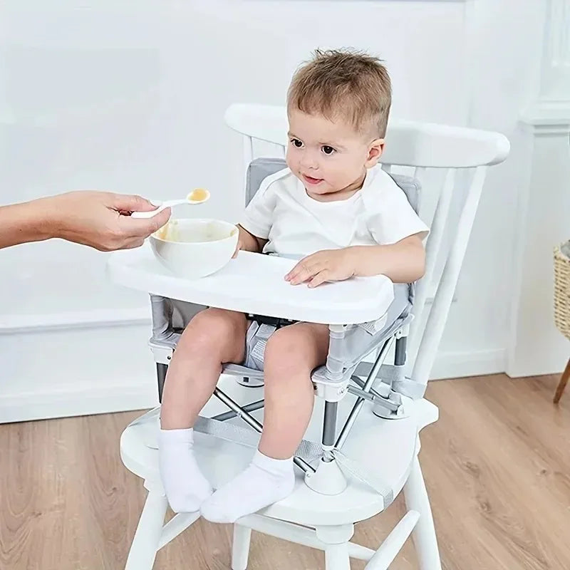 Aluminium Alloy Foldable Portable Compact Baby Chair With Safe Belt