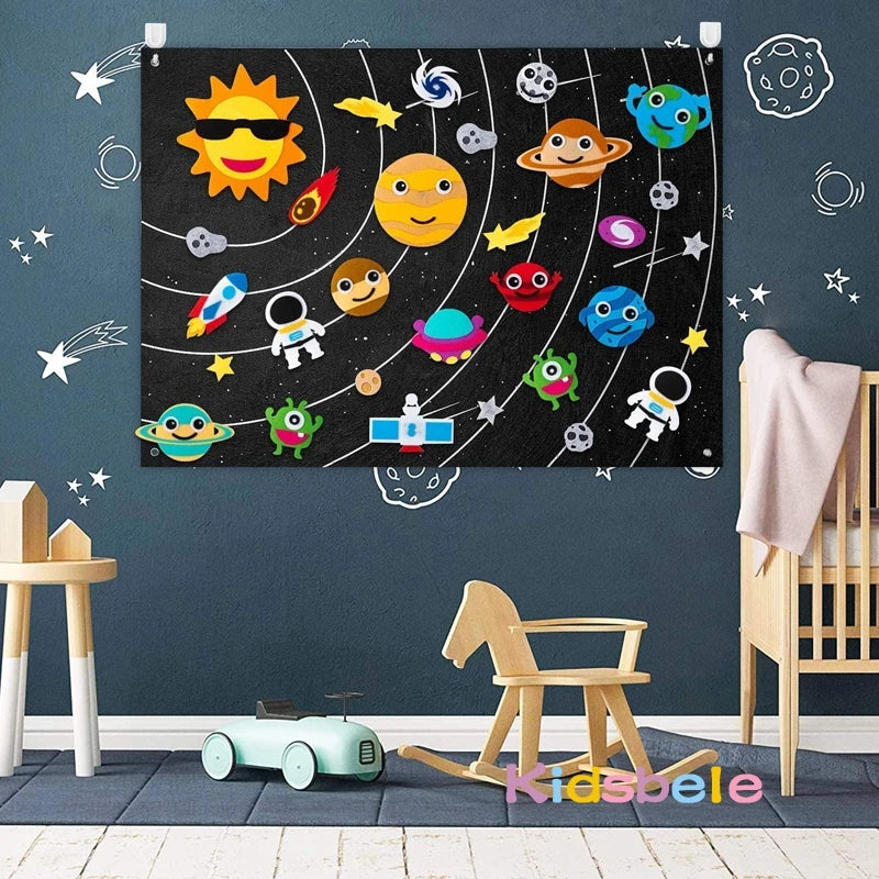 Outer Space Felt Board