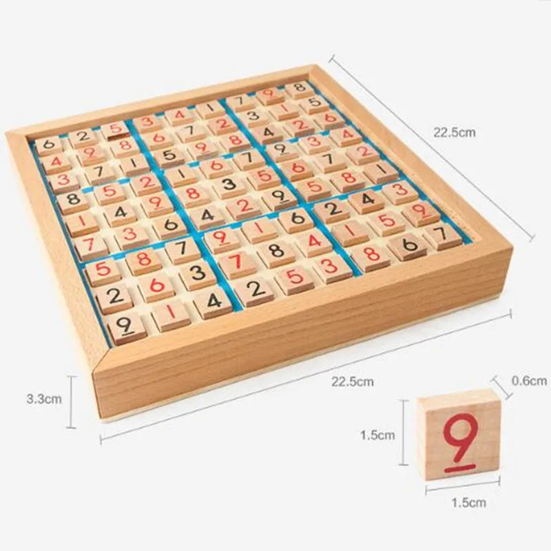 Sudoku Crosswords Montessori Wooden Educational Digits Inference Logic
