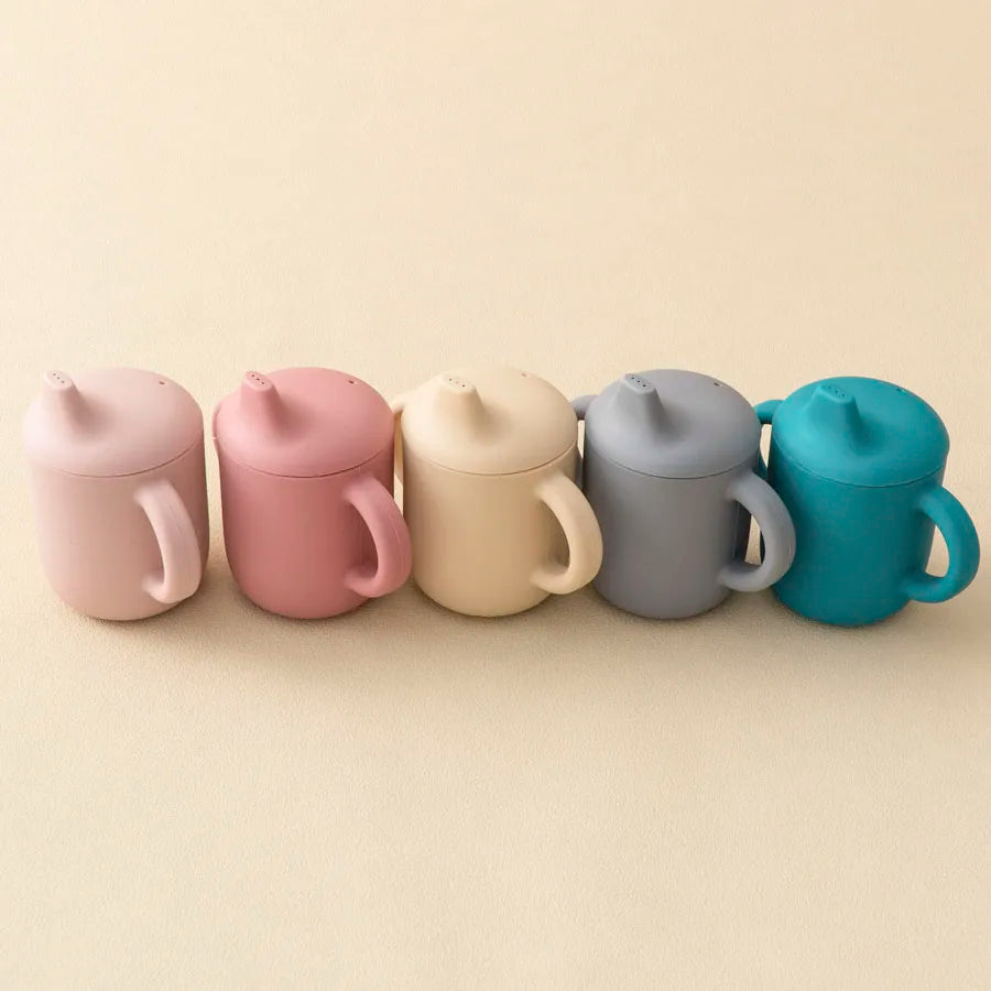 Silicone Baby Starter Cup With Double Handle