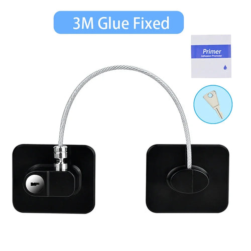 Child Safety Lock Window Refrigerator Opening Security Cable Door