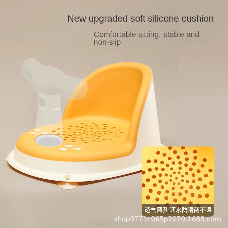 Children's Shower Seat Portable Shower Stand for Newborns and Young