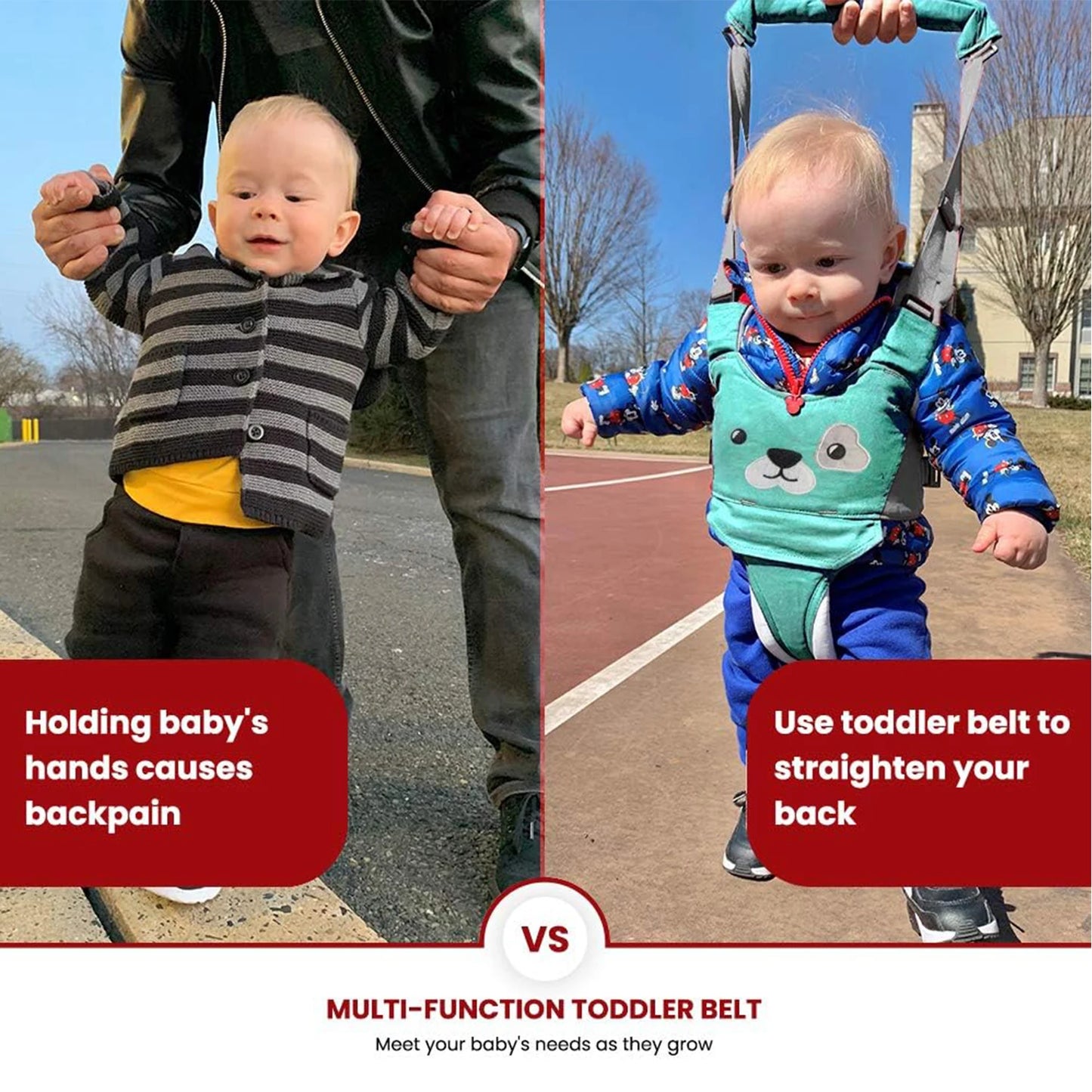Baby Walking Belt - Handheld Walking Assistant